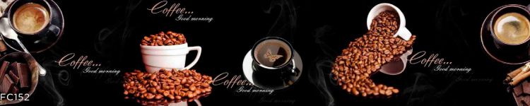 Panou din sticlă printată cu espresso și cremă de cafea